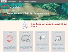 Tablet Screenshot of clas.be
